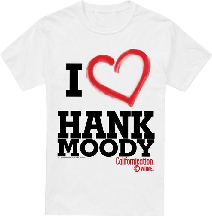 Actual product image Californication Mens I Heart Hank Moody T-Shirt (S)