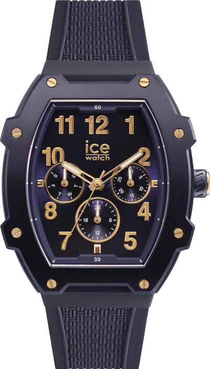 Produktbild ICE Watch Ice Boliday Gold Blue Plastic (Analoguhr, 40 mm)