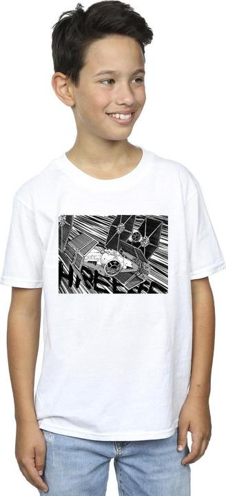 Actual product image Star Wars Boys Anime Plane T-Shirt (152, 158)