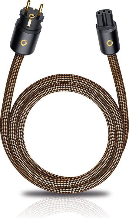 Oehlbach XXL Powercord 75 0,75m, brun sépia (0.75 m)