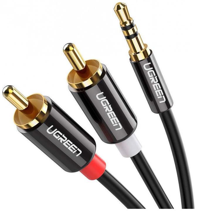 Produktbild Ugreen 2x RCA – 3.5mm Klinke (2 m, Cinch, 3.5mm Klinke (AUX))