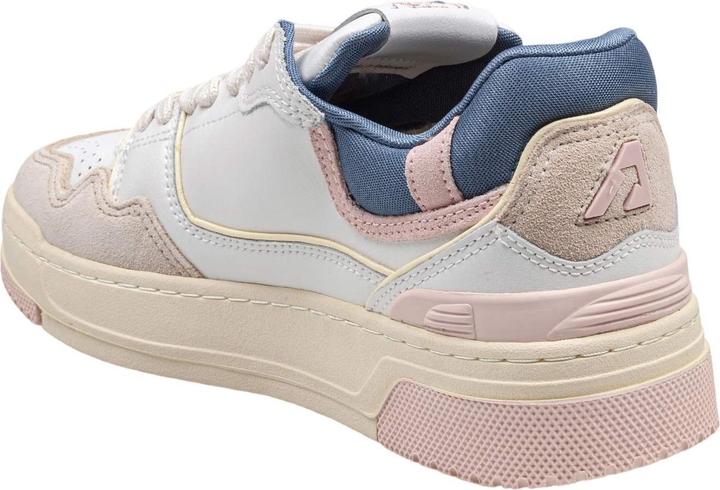 Produktbild Autry sneakers clc low in suede e nabuk bianco e beige (40)