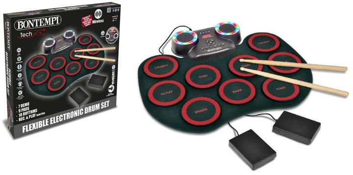 Image du produit Bontempi Elektronisches Schlagzeug flexibel (Multilingue)