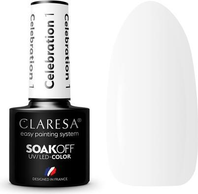 Claresa Celebration UV Nagellack 5ml (Weiss, Farblack)