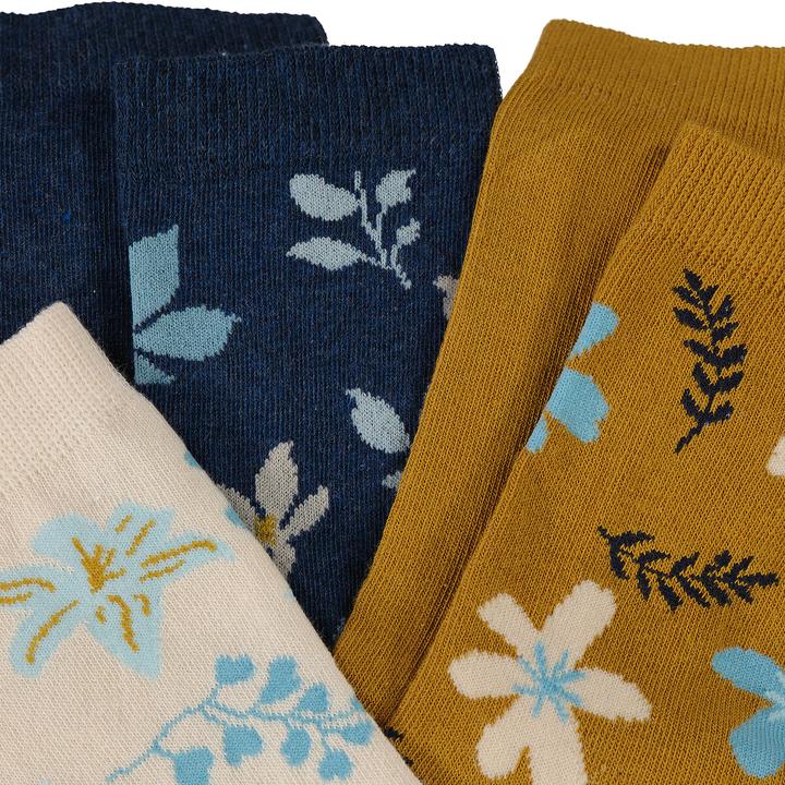 Immagine prodotto La Redoute Collections Confezione da 5 calzini con motivi floreali (Confezione da 5 pezzi, 38, 41)