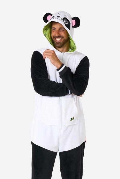 Actual product image OppoSuits Panda Onesie (M)