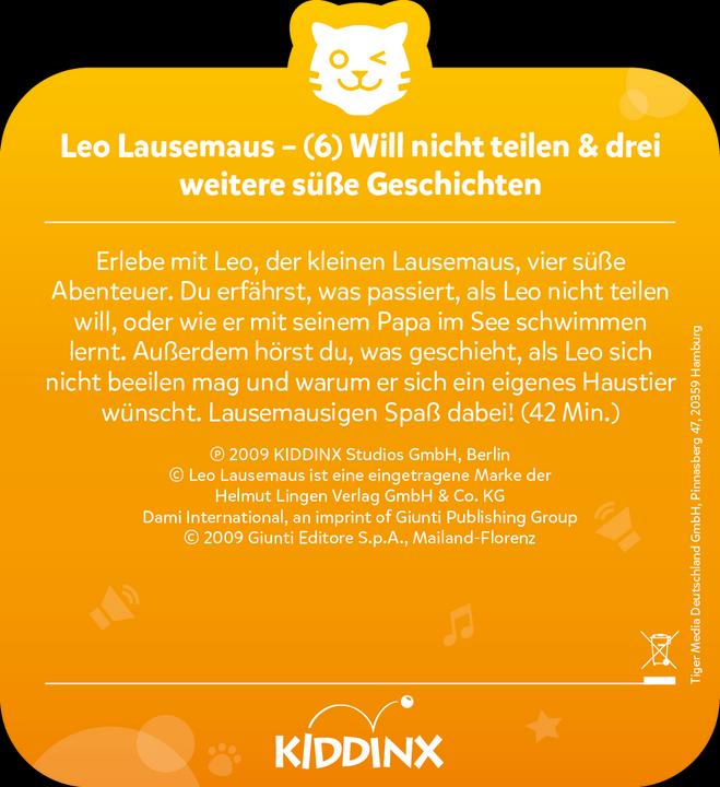 Produktbild Tigermedia Tigercard Leo Lausemaus Will nicht teilen (Deutsch)