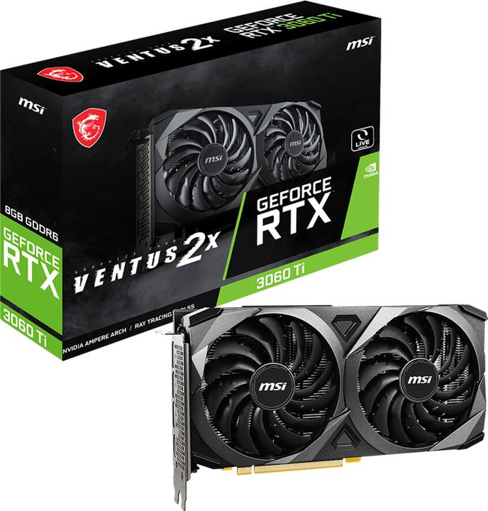 Image du produit MSI GeForce RTX 3060 Ti VENTUS 2X OC (8 Go)