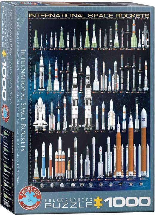Actual product image Eurographics International Space Rockets (1000 pieces)