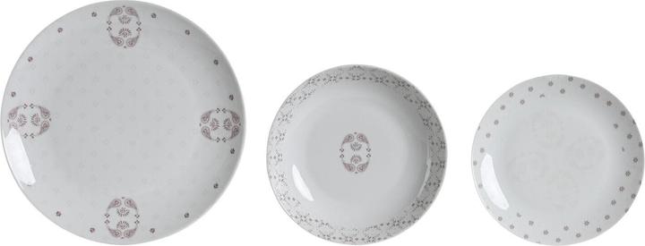Actual product image DKD Home Decor Geschirr-Set Scandi 18 Stücke 27 x 27 x 3 cm (18 Piece)