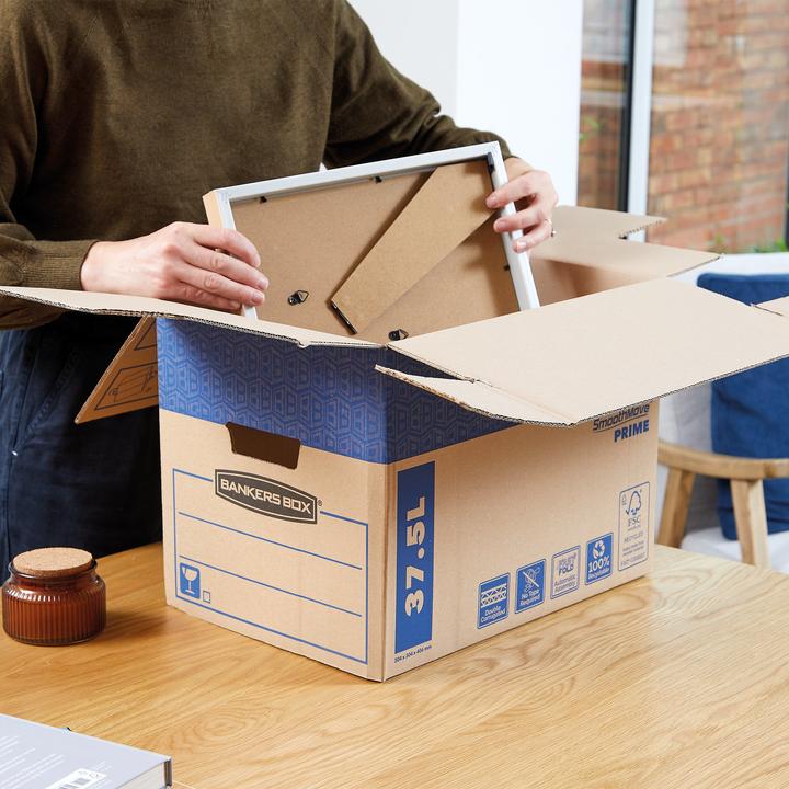Immagine prodotto Fellowes Scatola mobile FastFold (327 x 429 x 310 mm, 38 l)