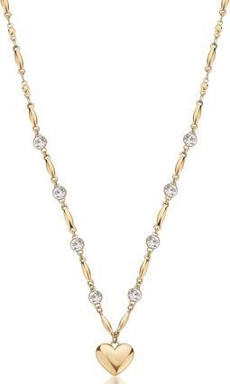 Image du produit Brosway - Charming Gold Plated Heart Necklace with Chakra Crystals BHKN132 (Acier inoxydable)