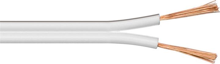Actual product image Goobay Speaker cable white CU (10 m, 1 mm²)