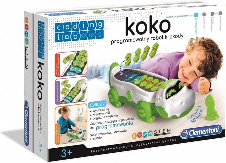 Actual product image Clementoni CLE Koko programowalny robot krokodyl 50108