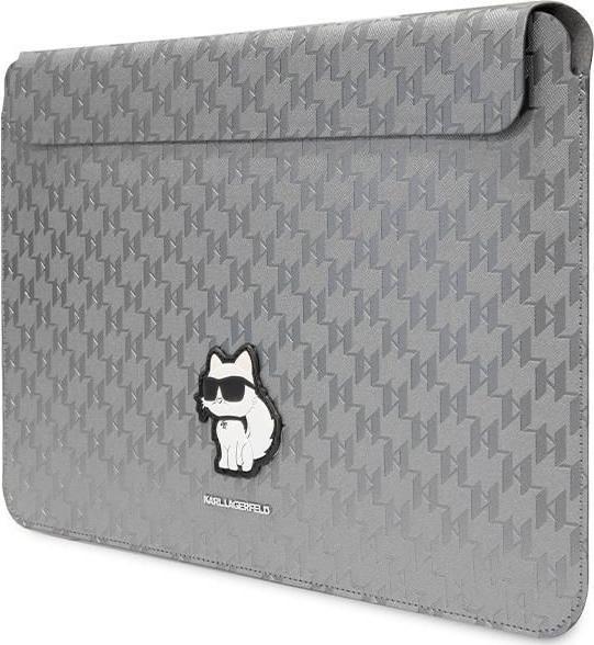 Image du produit Karl Lagerfeld Manchette KLCS14SAKHPCG 14" srebrny/argent Saffiano Monogram Choupette (14")