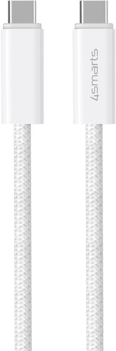 Actual product image 4smarts USB-C cable PremiumCord 240W 1.5m white (1.50 m, USB 3.2 Gen 1, 240 W)