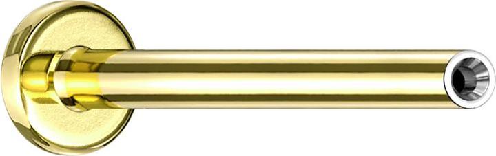Produktbild Star Piercing Micro Threadless Labret-Stab vergoldet (ohne Messing, Chirurgenstahl 316L)