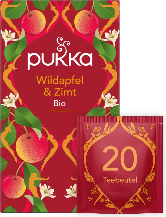 Actual product image Pukka Wild apple cinnamon tea (40 g)