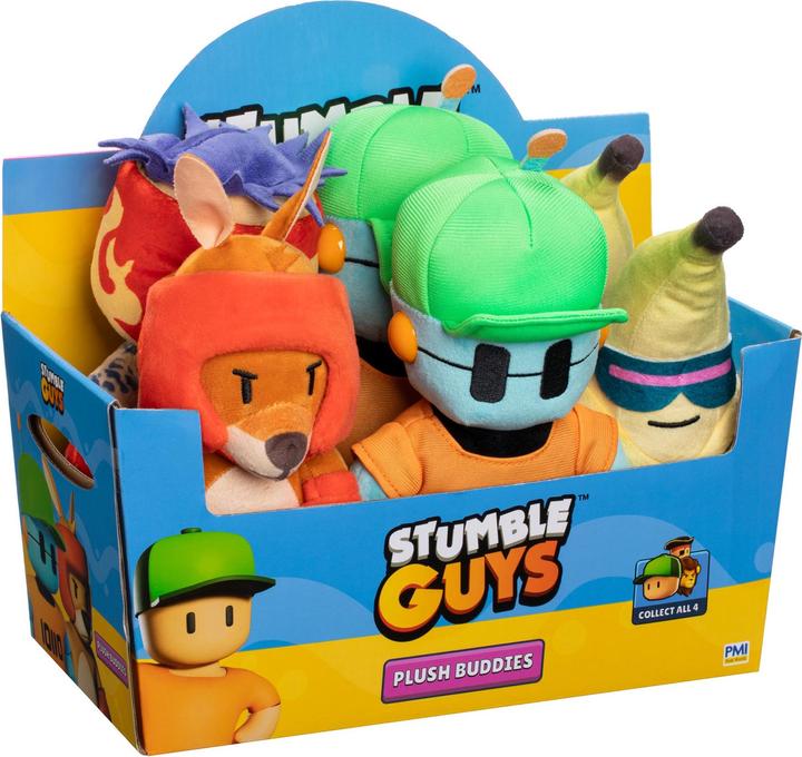 Actual product image Stumble guys Plüsch BUDDIES Wave 2 20cm 4fach sortiert (20 cm)