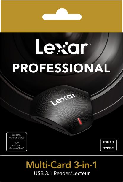 Actual product image Lexar Multi Card Reader (USB-C)