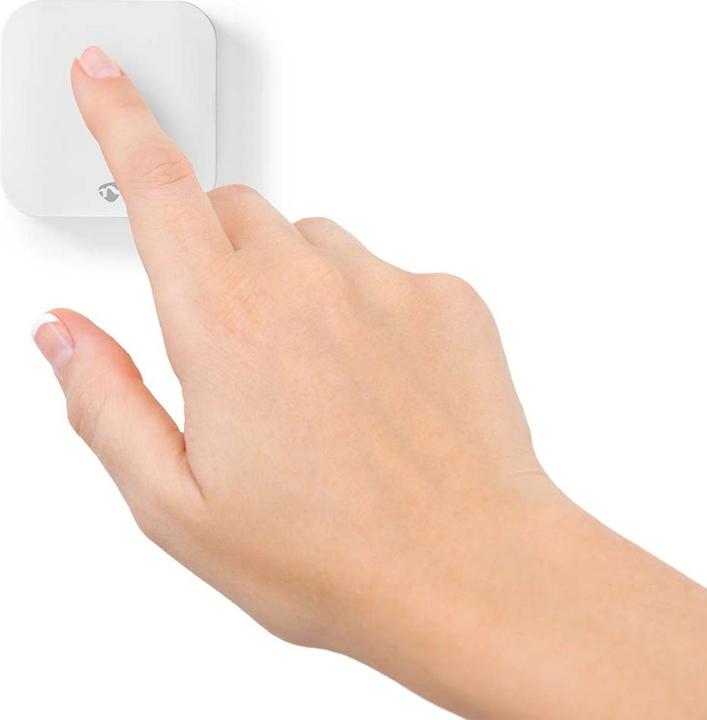 Actual product image Nedis SmartLife wall switch Zigbee 3.0 wall mount Android/IOS plastic white