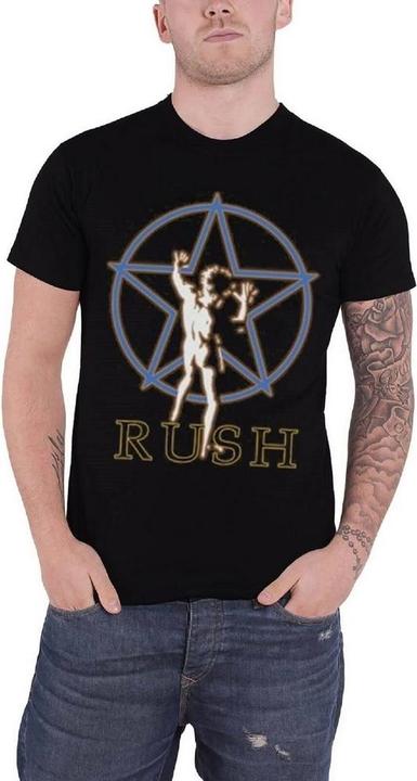Actual product image Rush Unisex Adult Starman Glow T-Shirt (XXL)