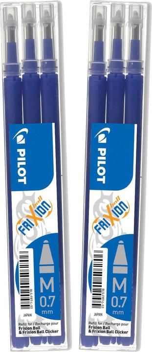 Pilot FriXion Refill FlowPack (Mine di ricambio, Blu, 0.70 mm)