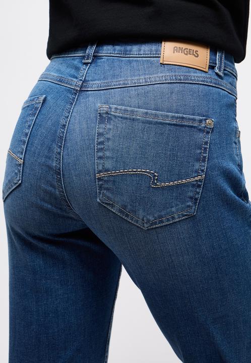 Produktbild Angels Dolly Jeans Sportiv Denim Straight Fit Mid Blue Used (W32/L30)