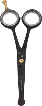 Tools-2-Groom Black Edge Potenschaar Recht 205-Bts (Hund, Katze)