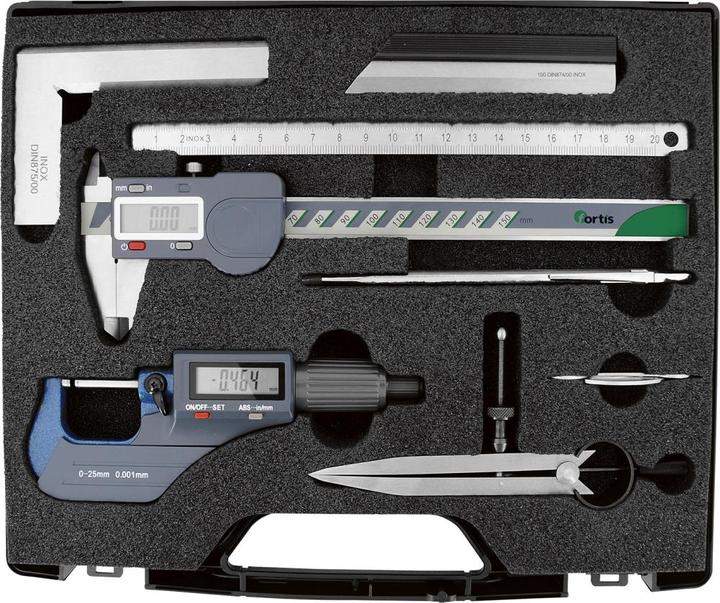Produktbild Fortis Messzeug Satz 7 teilig digital