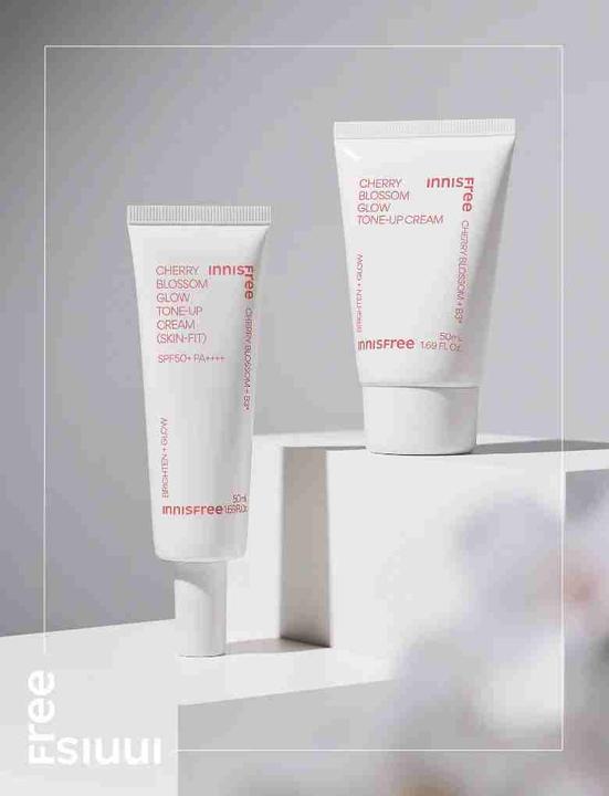 Actual product image Innisfree - Cherry Blossom Glow Tone-Up Cream 50mL (50 ml, 24h cream)