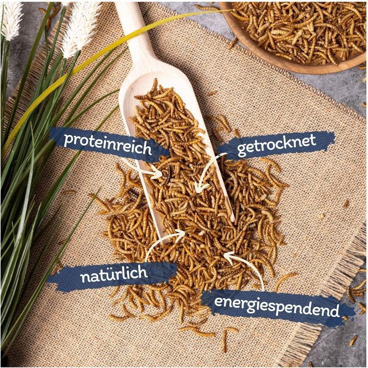 Produktbild Lyra Pet Mehlwürmer getrocknet (1 kg, 1 x)