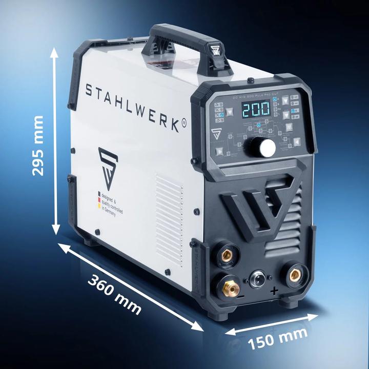 Actual product image Stahlwerk DC TIG 200 Pulse Pro CUT 4-in-1 combi welder