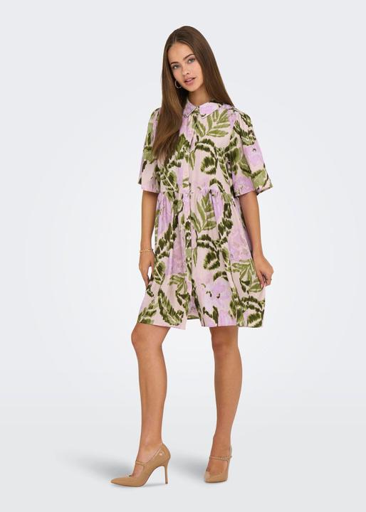 Actual product image JdY Normal geschnitten U-Ausschnitt Voluminöser Armschnitt Kurzes Kleid Kleid (XL)