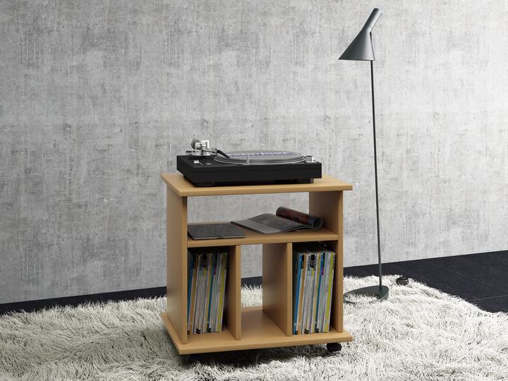 Produktbild VCM Holz Schallplatten Beistelltisch Retal (60 x 45 x 59 cm)