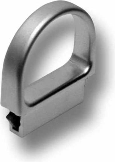 Actual product image Dirak 413-9009.40-01821 - DST Finger Pull Handle OMICRON, Handle height 25 mm, 1,8 - 2,1 mm