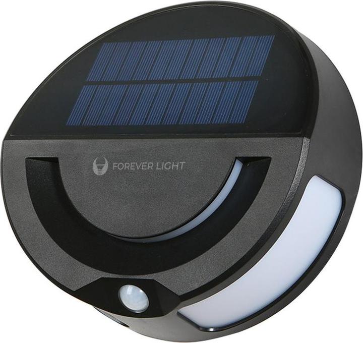 Actual product image Forever Light SUNARI Solar Lamp LED FLS-13 32*SMD PIR 6W 300lm 3000K 1200mAh Li-ion (300 lm, IP65)