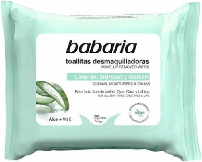 Produktbild Babaria Toallitas Desmaquilladoras Aloe Vera (Reinigungstücher)