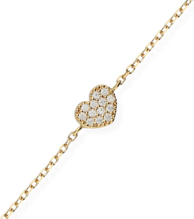 Carat Hearts (18 cm, Gold 18ct)