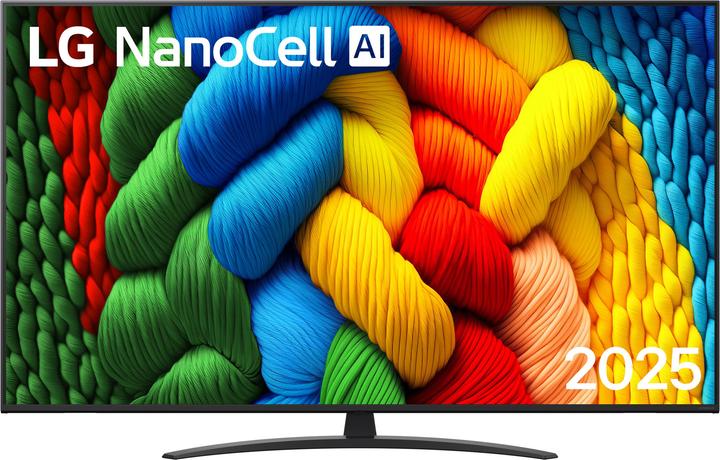 Immagine prodotto LG 65NANO81A6A sw NanoCell LED-TV UHD,Multituner,Smart,PVR,a7,HDR (65", NANO81, Nano-Cell, 4K, 2025)