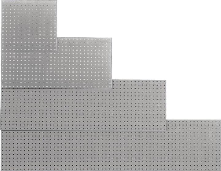 Actual product image Gedore Perforated panel light grey 1482 x 456 mm