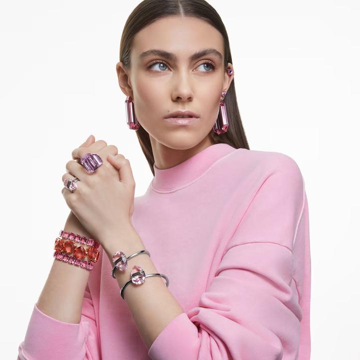 Image du produit Swarovski Lucent Cocktail Bague Taille Octogone Rose (58)