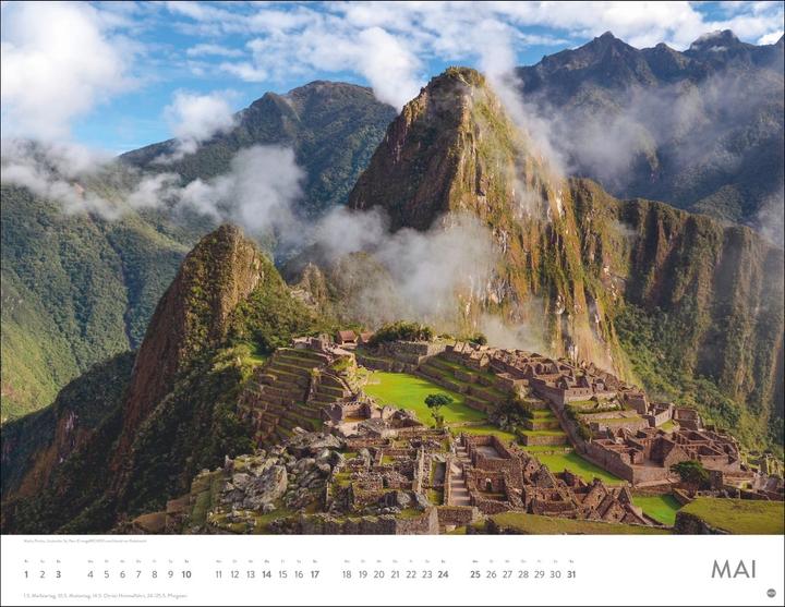 Actual product image Orte der Kraft Posterkalender 2026 (44 x 34 cm, Hardcover, German)