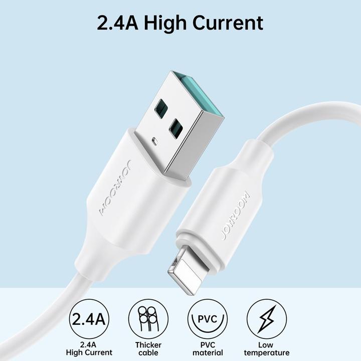 Actual product image Joyroom USB A – Lightning (1 m, USB 2.0)