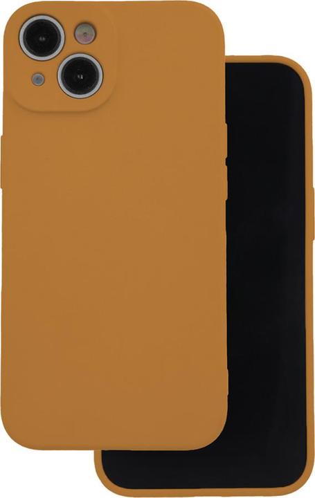 Actual product image OEM Silicon case for Samsung Galaxy S24 caramel (Samsung Galaxy S24)