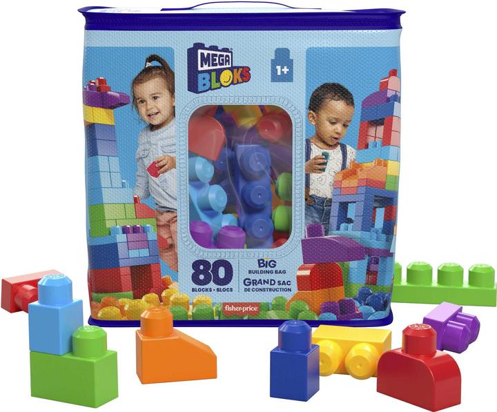 Produktbild Mega Bloks Bausteinebeutel pink (80 Teile)