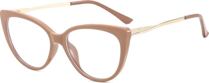 Produktbild Techsuit - Anti-Blue Light Glasses Reflex Metal (F5018-C4) - Cat Eye - Nude