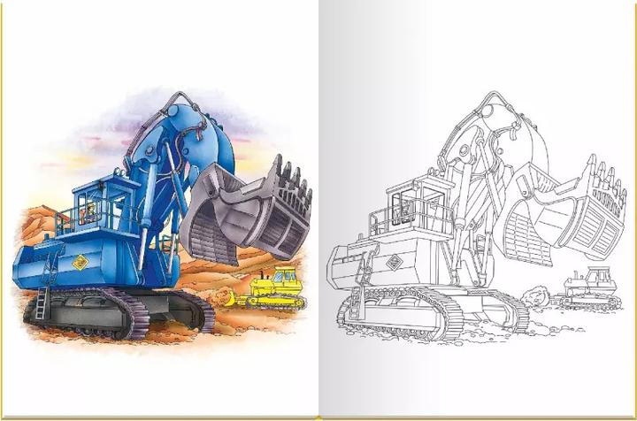 Produktbild Malbuch Baustelle