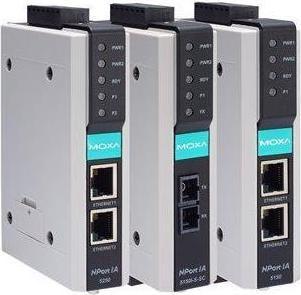 Produktbild Moxa NPORT IA-5150-M-SC-T - Serielle 1-Port-Geräteserver für die industrielle Automatisierung