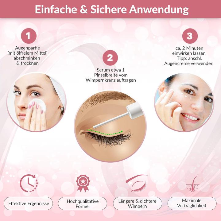 Immagine prodotto Eyecatcha Sensitive Eyelash Serum mit Biotin & Peptiden 3 ml (3 ml)